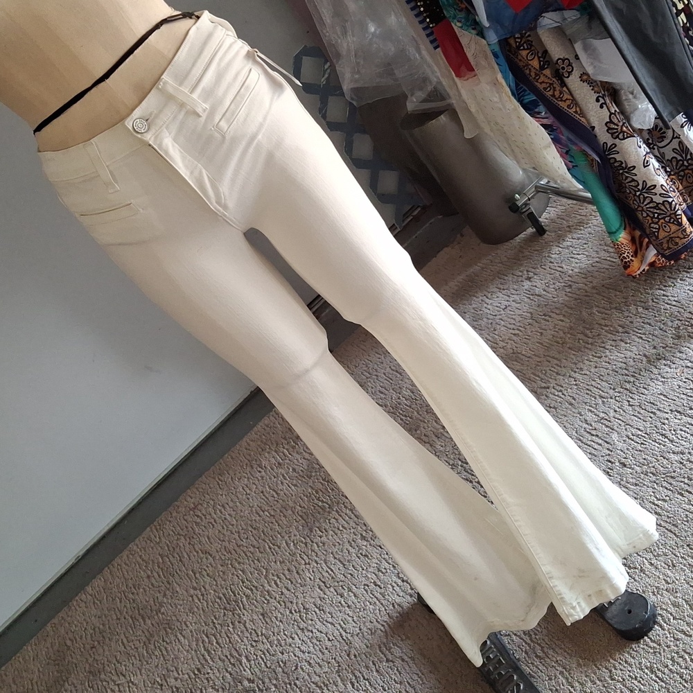 70's vintage look stretch bell bottoms